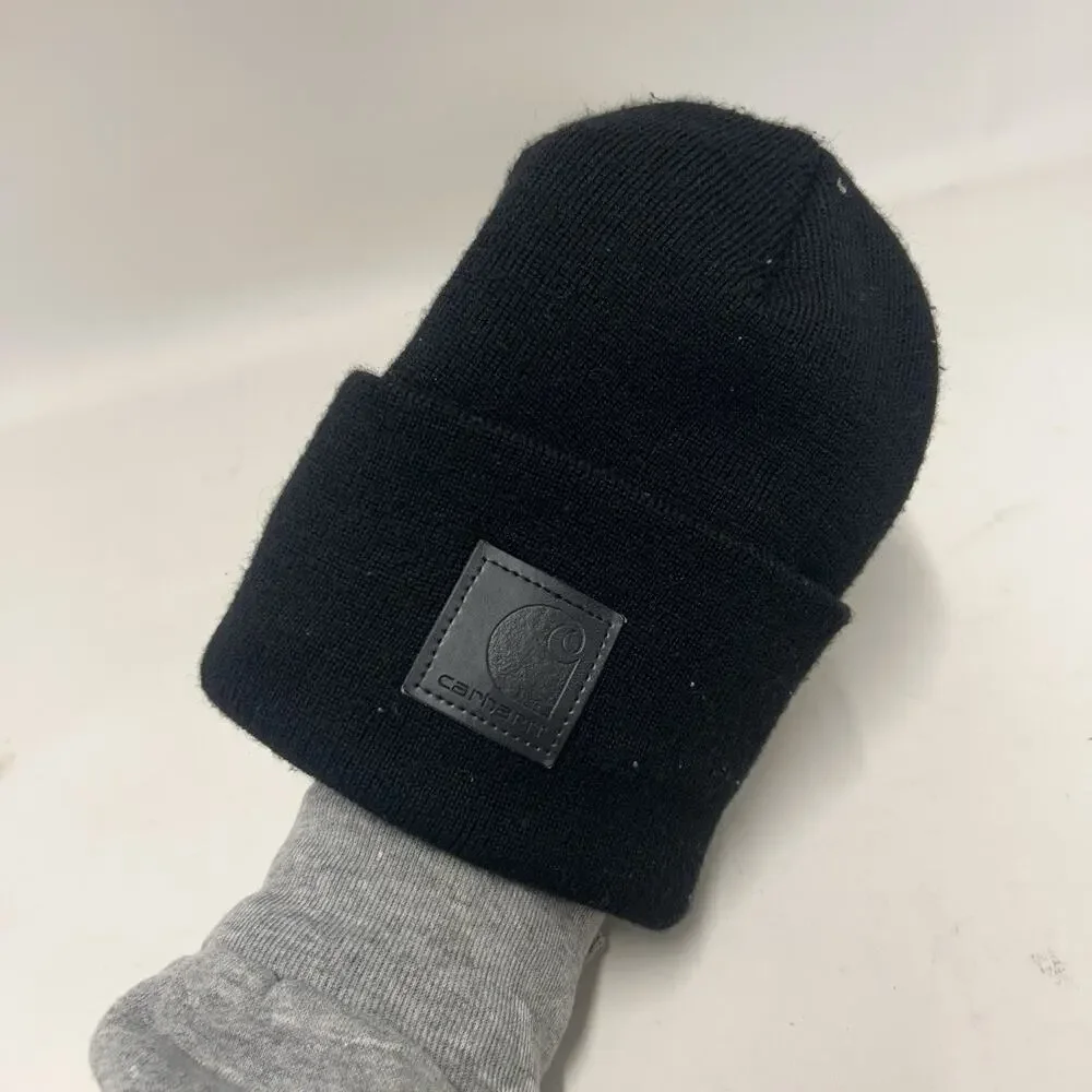 Carhartt Unisex Acrylic Knit Beanie “Triple Black” 101070